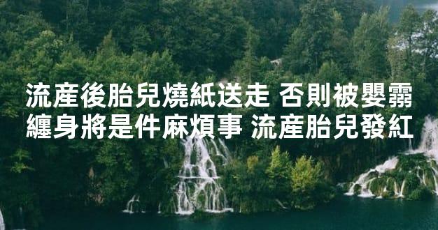 流産後胎兒燒紙送走 否則被嬰霛纏身將是件麻煩事 流産胎兒發紅